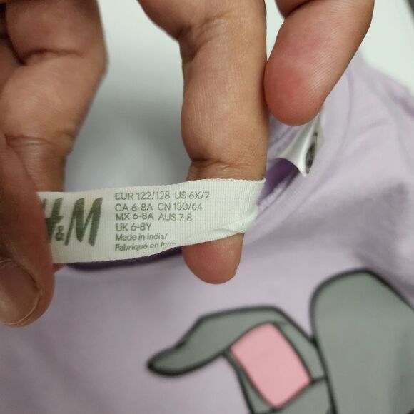 H&M Girls Disney 101 Dalmatians & Lady & the Tramp Long Sleeve 2 Shirt Set NEW - Picture 12 of 13